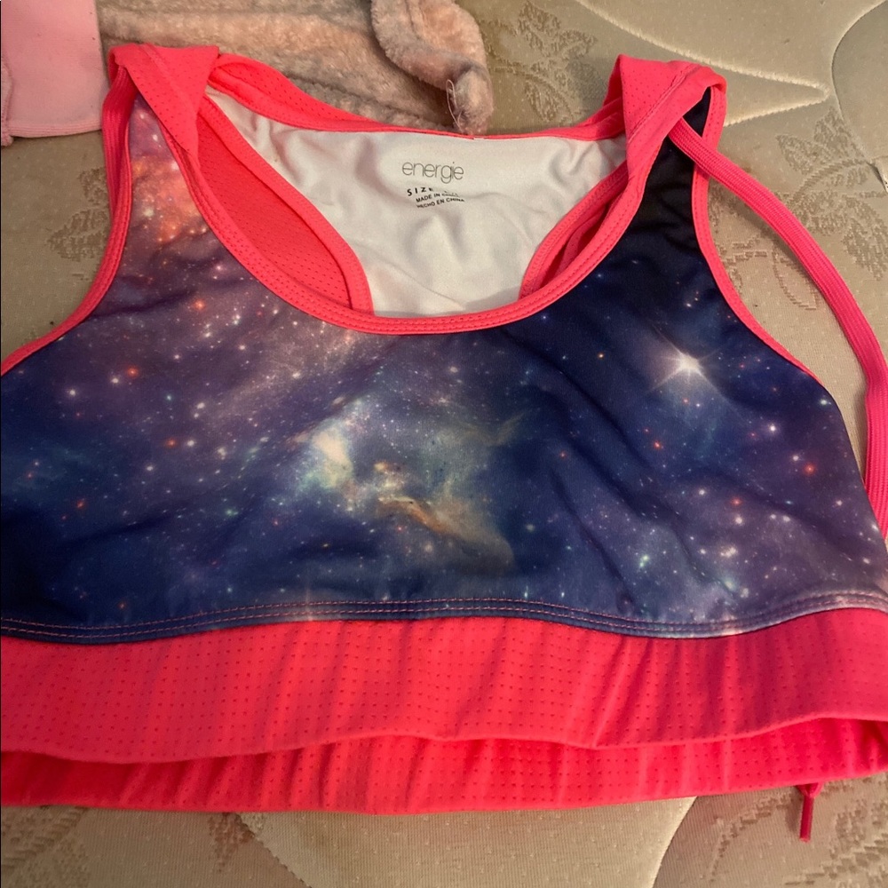 Hooded sports bra